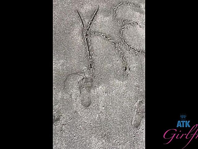 Nudist beach posing and sex by the ocean with Kenzie Reeves