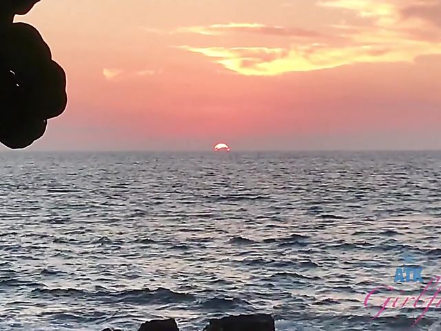 Nudist beach posing and sex by the ocean with Kenzie Reeves