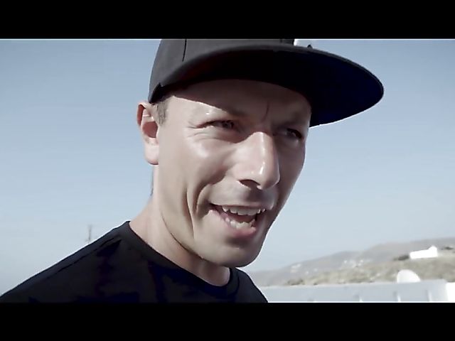 Nancy A and Melody Petite play with lesbian toys on Mykonos