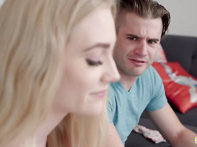 Shy brother fucks sister and Emma Starletto loves his shaft