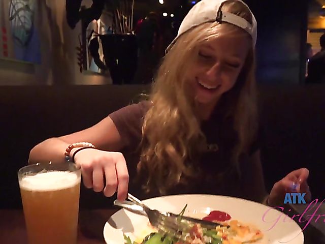 POV blonde with pretty feet Taylor Whyte gets nasty in the hotel room