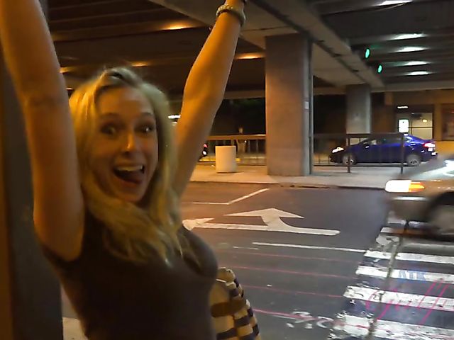 POV blonde with pretty feet Taylor Whyte gets nasty in the hotel room