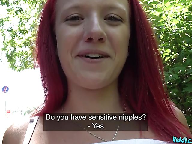 Easy redhead slut Tiffany Love paid for sex