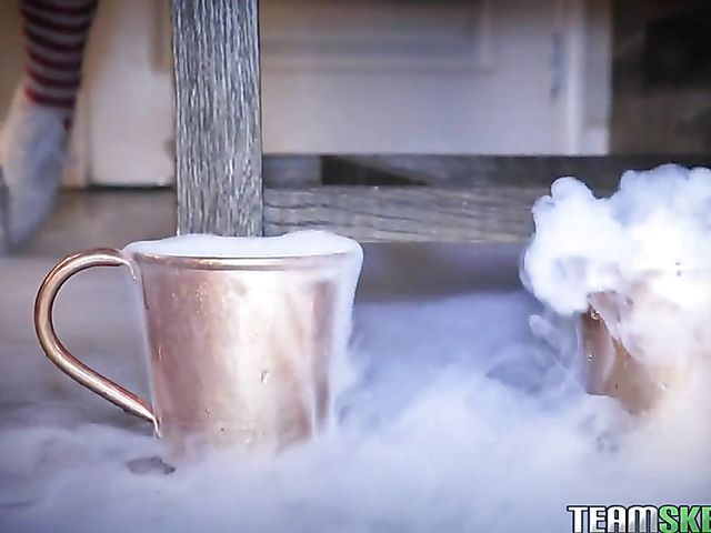 Clothed sex on Halloween with petite Cleo Clementine