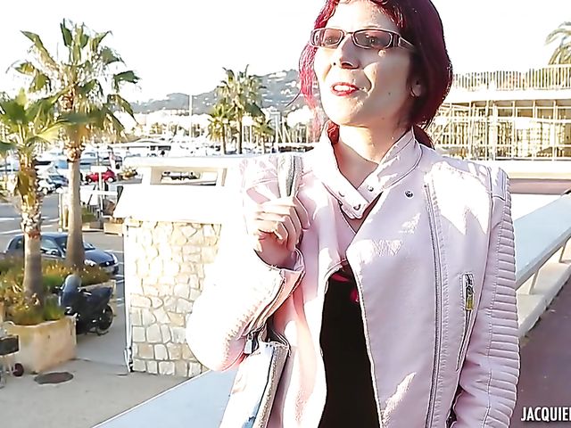 French redhead mature double penetration outdoors and indoors featuring Lilie