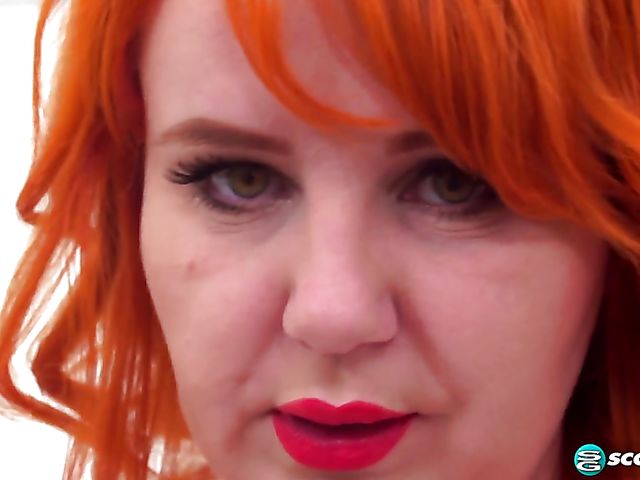 Katrin Porto - Solo BBW redhead big tits and pussy stimulation