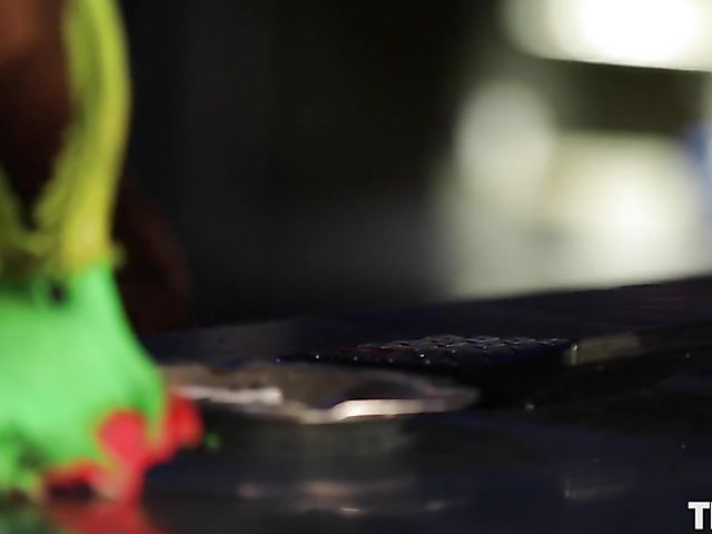 Dorothy Black - MILF smoking masturbation with a cigarette