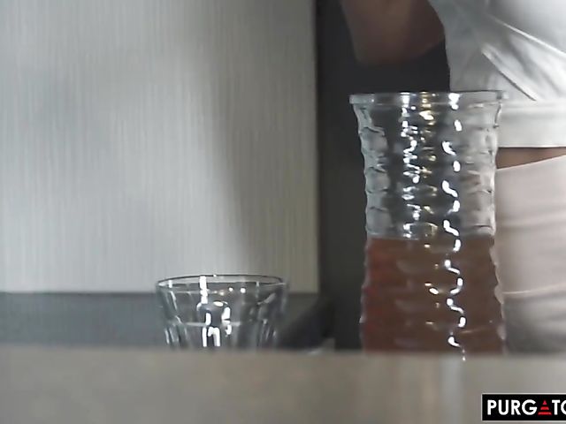 Cherie Deville - MILF pantyhose dildo ride and real fuck