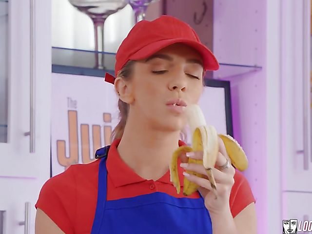 Ripped jeans fuck with juicy Tiffany Watson