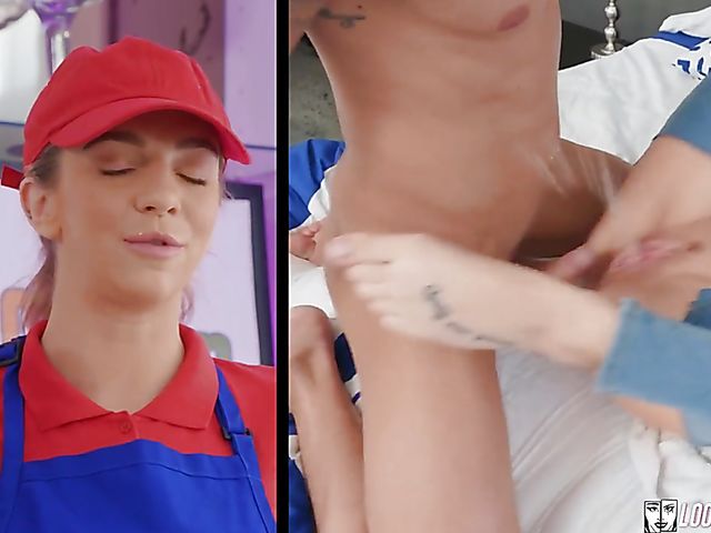 Ripped jeans fuck with juicy Tiffany Watson