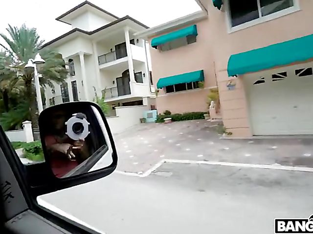 Van fuck for cash with young easy blonde Dixie Lynn