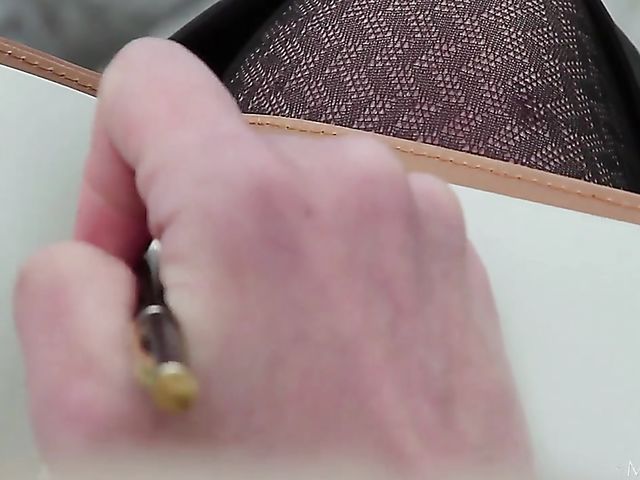 Erotic solo with flawless brunette Alice Wonder