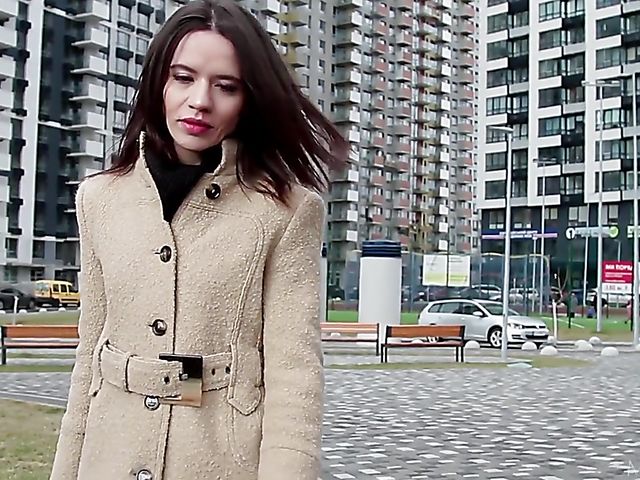 Erotic solo with flawless brunette Alice Wonder