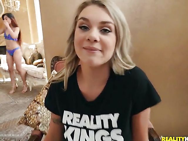 Behind the scenes fuck with busty cutie Gabbie Carter