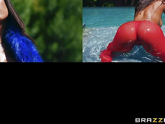 Red pantyhose anal with round assed latina Luna Star