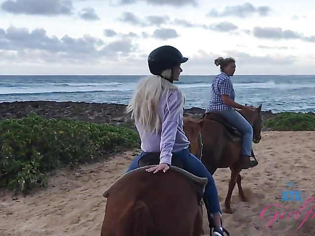 Blonde teen POV in Hawaii featuring Elsa Jean