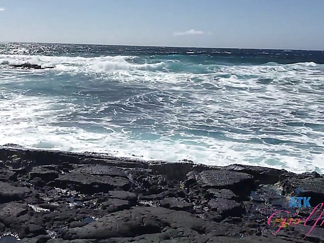 Blonde teen POV in Hawaii featuring Elsa Jean