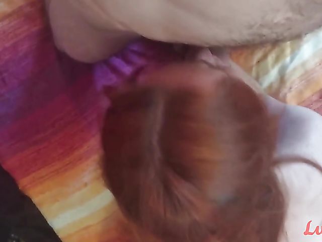 Leo and his hairy redhead girlfriend Simona are a real couple having sex on video