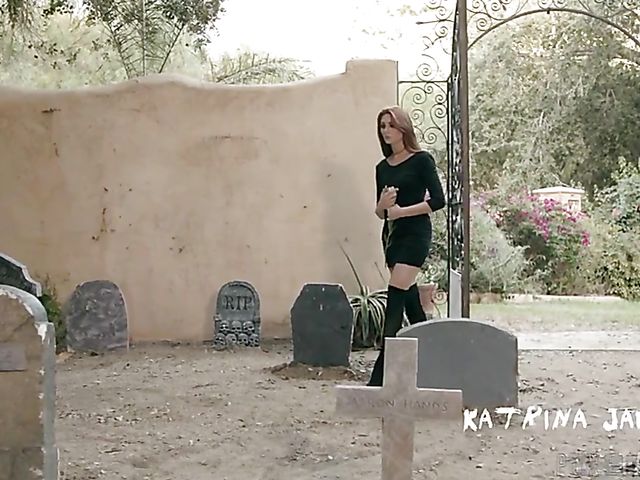 Redhead Lacy Lennon's extreme rough 4some in the night with dirty Joanna Angel and Katrina Jade