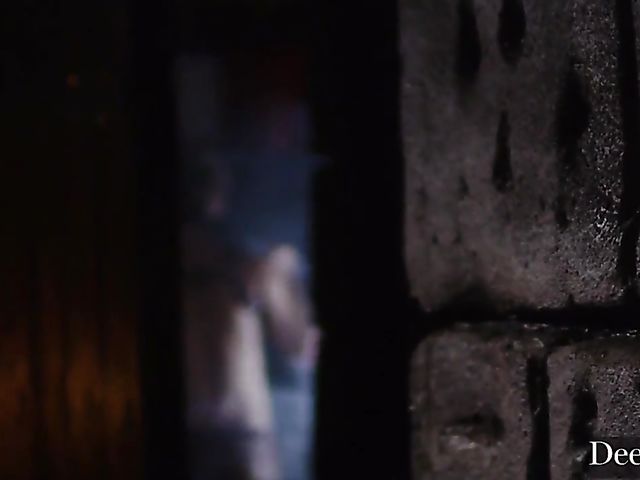 Katrina Jade anal in the dark with a man of fire