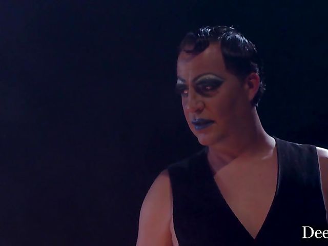 Katrina Jade anal in the dark with a man of fire