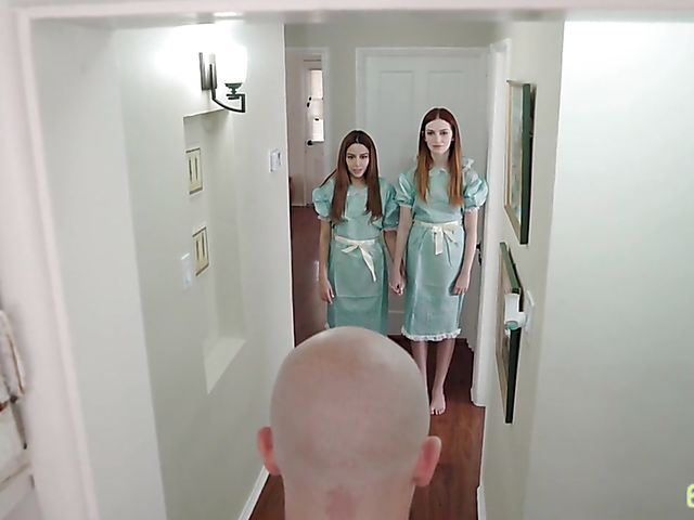 Zac's POV FFM fantasy with his redheaded stepsiters Maya Kendrick and Vanna Bardot