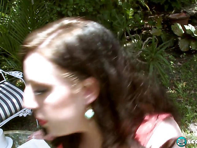 Solo BBW Kamryn Monroe can't keep her hands off her huge naturals and fat pussy