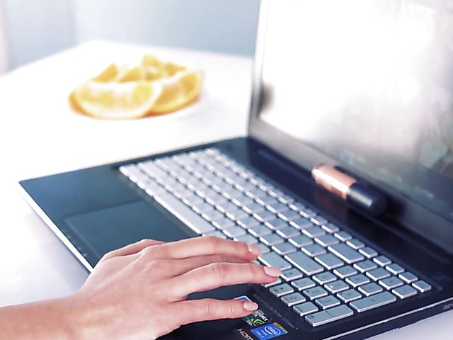 Candice B solo strip to show you her fine tits and smooth pussy