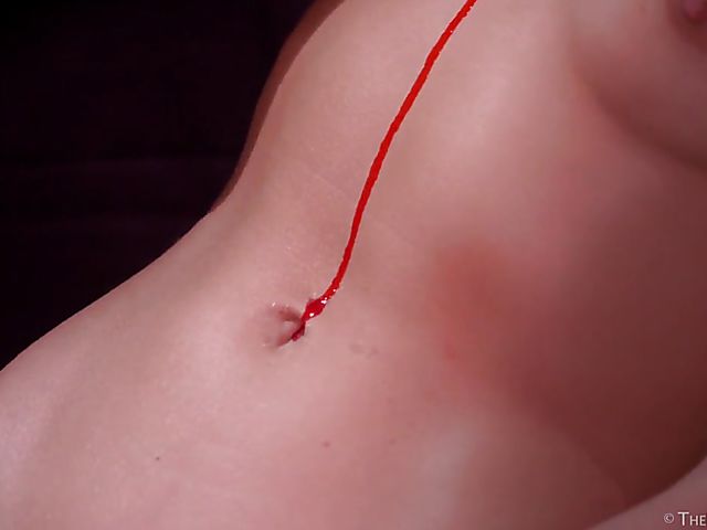 Alexis Crystal fingering herself while preparing for Halloween