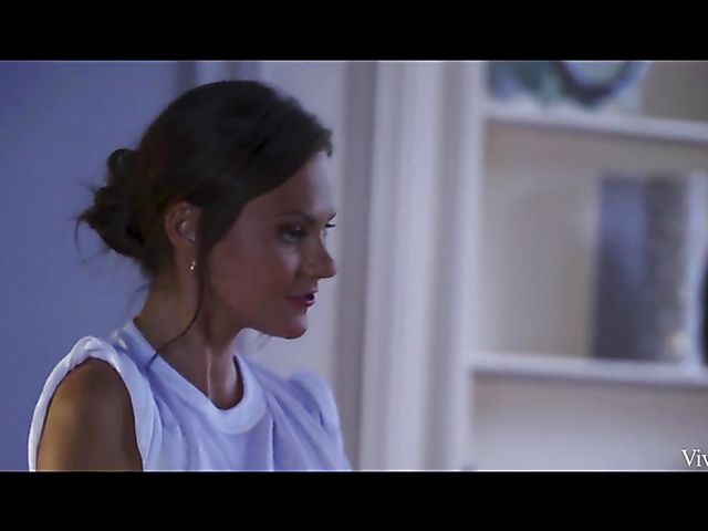 Cindy Shine and Tina Kay massage lesbian session with a dildo