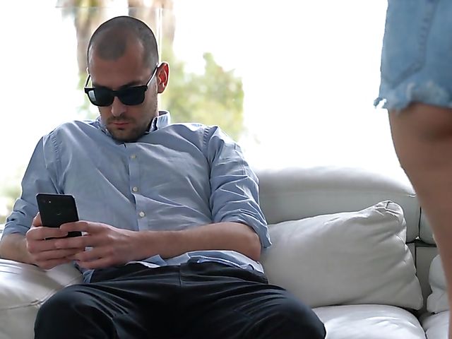 Euro blonde from Nubiles Films Julia Rain gets boned on the couch