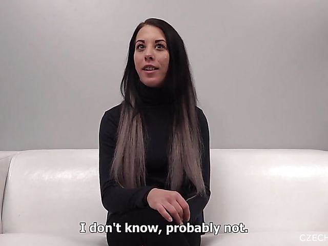 Czech POV audition with 27-year-old Drahomira