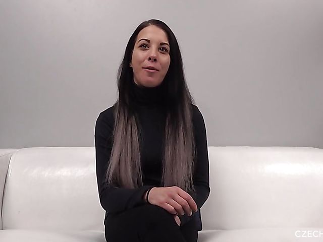 Czech POV audition with 27-year-old Drahomira