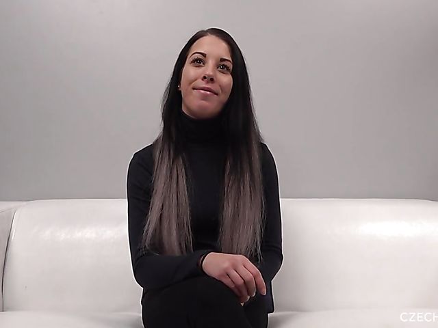 Czech POV audition with 27-year-old Drahomira