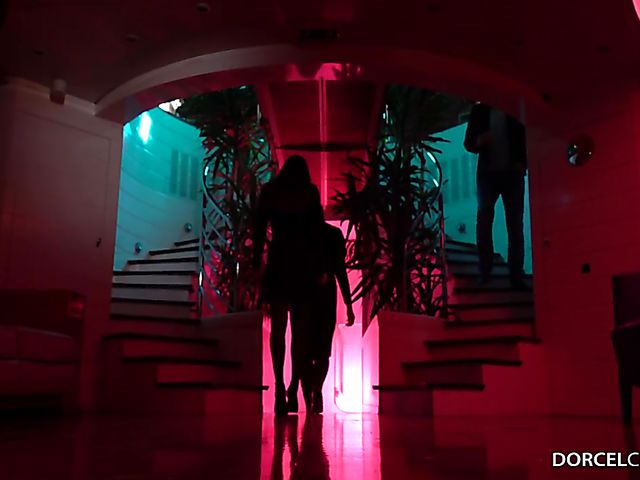 Hot sex with two babes Anna Polina and Liya Silver in France