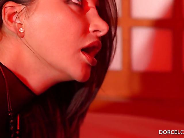 Hot sex with two babes Anna Polina and Liya Silver in France