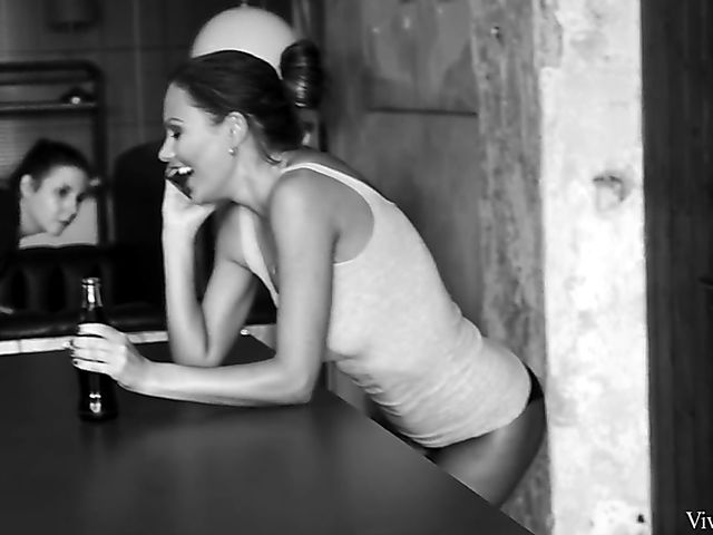 Behind the scenes of a lesbian photo shoot with Tina Kay, Cindy Shine and Eveline Dellai