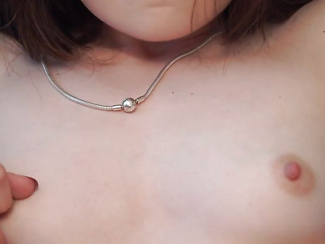 Molly Brown - Skinny brunette teen in socks solo