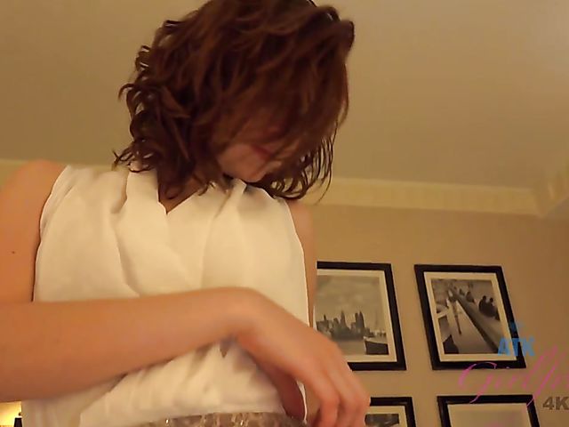 Drunk redhead Emma Evins gets boned in the hotel room