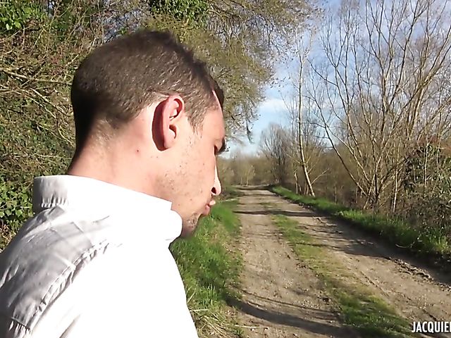 French mature public threesome and bedroom anal with Aline and  Sandy