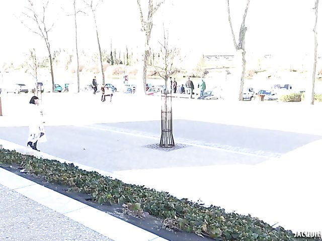 French mature public threesome and bedroom anal with Aline and  Sandy