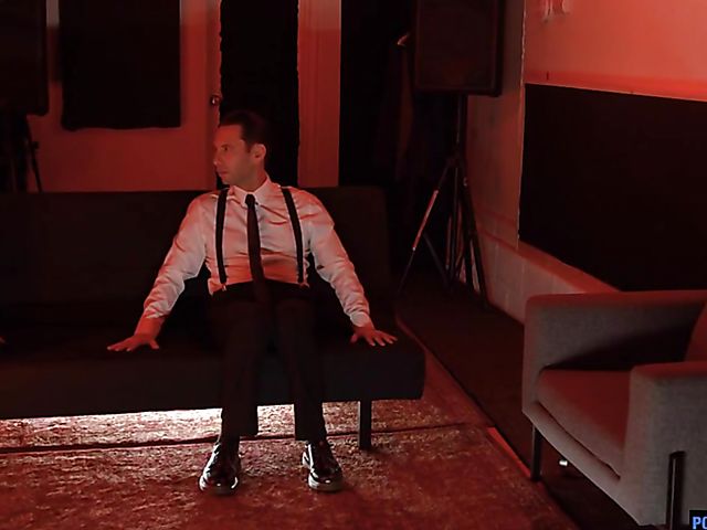 Male domination with pussy slapping and fisting in the dark for Leda Bear