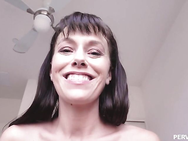 POV mom helps her black stepson and can't keep her hands off his cock