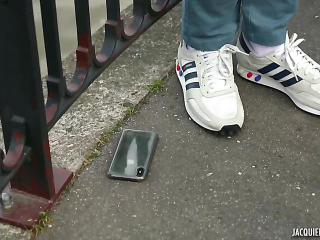 Black stockings anal with petite Roxy and her horny french lover