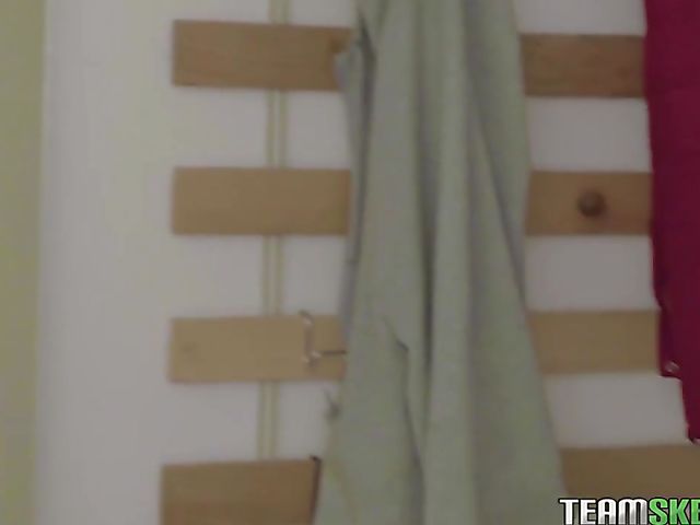 Rebecca Black - Teen blonde anal in bed with her striped socks on