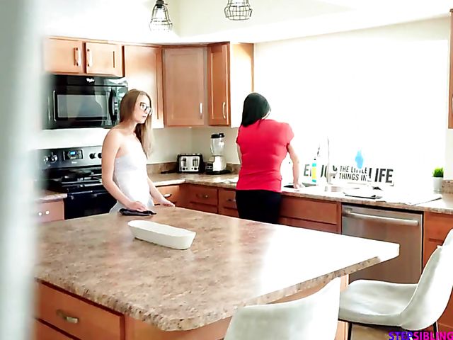 Cute POV sister Kyler Quinn is her stepbrother's fuck toy