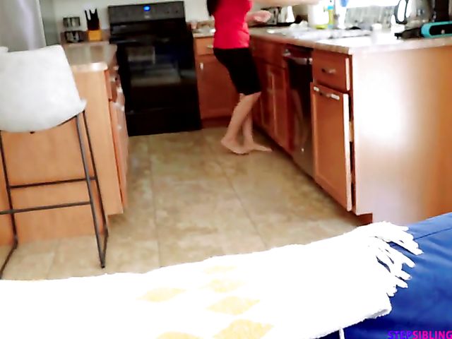 Cute POV sister Kyler Quinn is her stepbrother's fuck toy