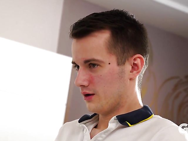 Rim job and anal fuck in the living room with skinny girl Lina Luxa