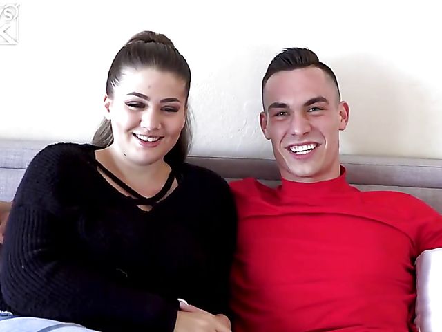 Travis Youth's curvy girlfriend Angelina Colon loves his fit body and hard dick