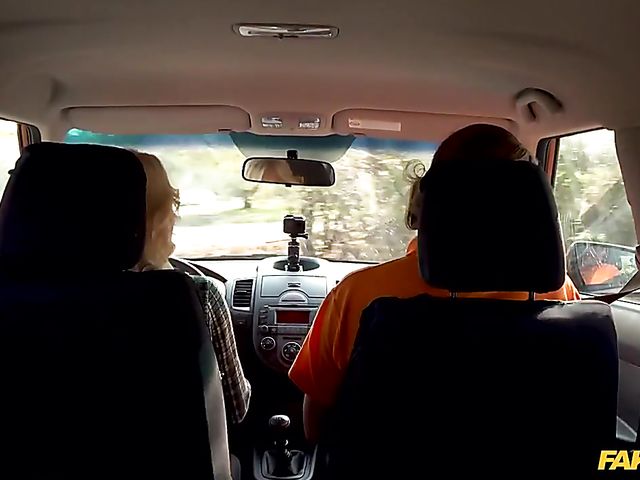 Tiffany Rousso - MILF car fun with her lucky driving instructor